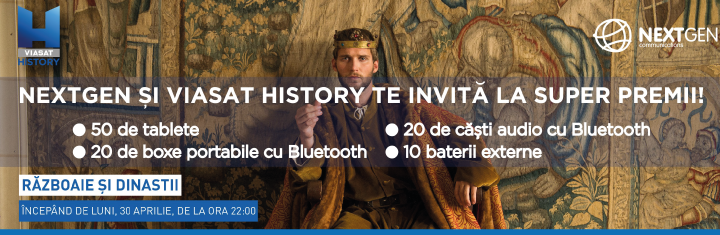 NextGen si Viasat History te invita la super premii!