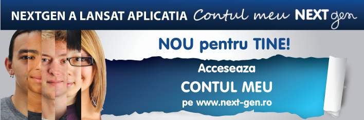 NextGen lanseaza aplicatia Contul Meu
