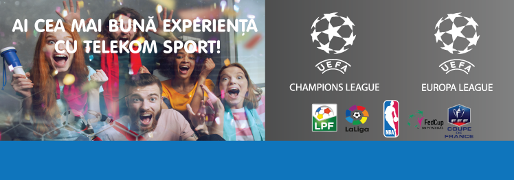 Cu Telekom Sport si NextGen esti mai aproape de cele mai importante competitii sportive!